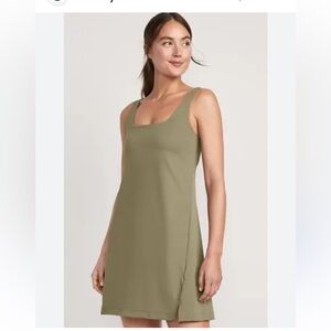 Olive Green Sleeveless Dress old navy active dress with shorts
